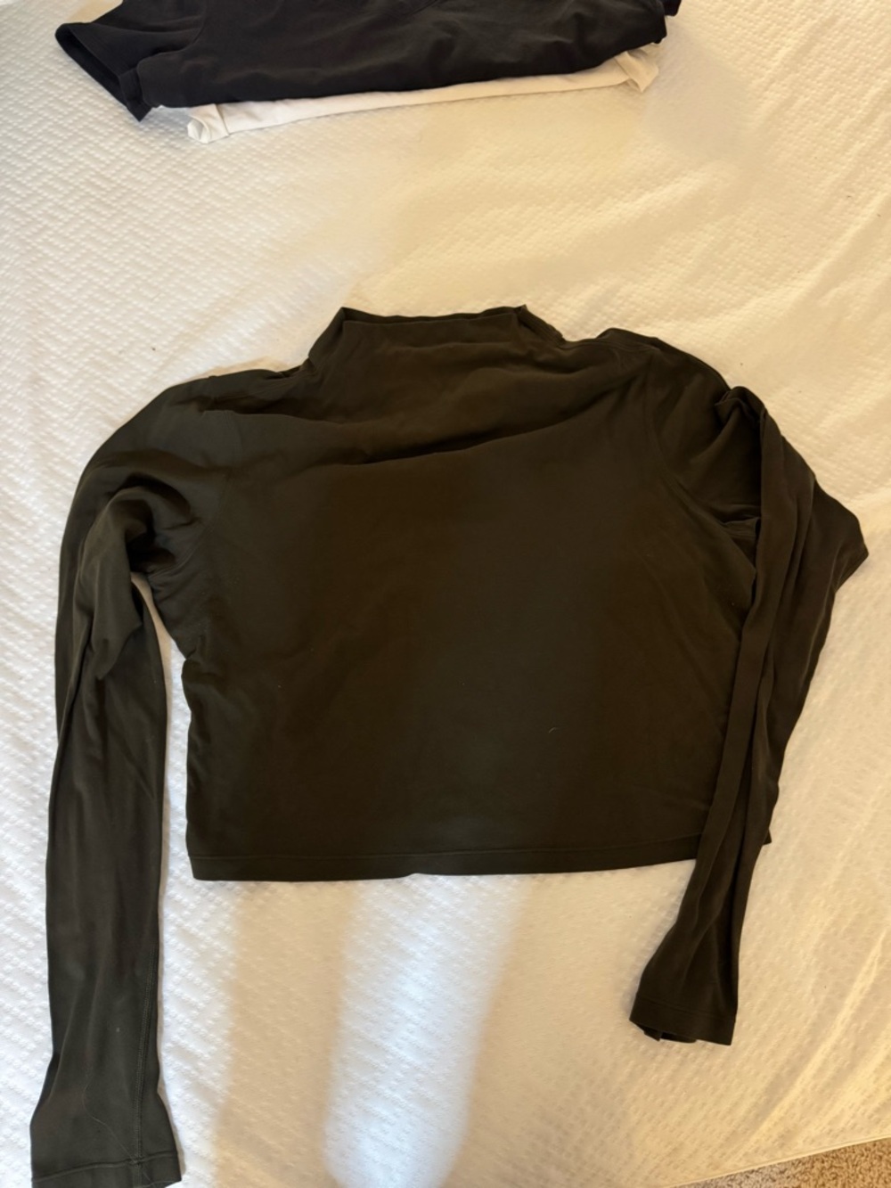 Lululemon align mock neck long sleeve shirt - green